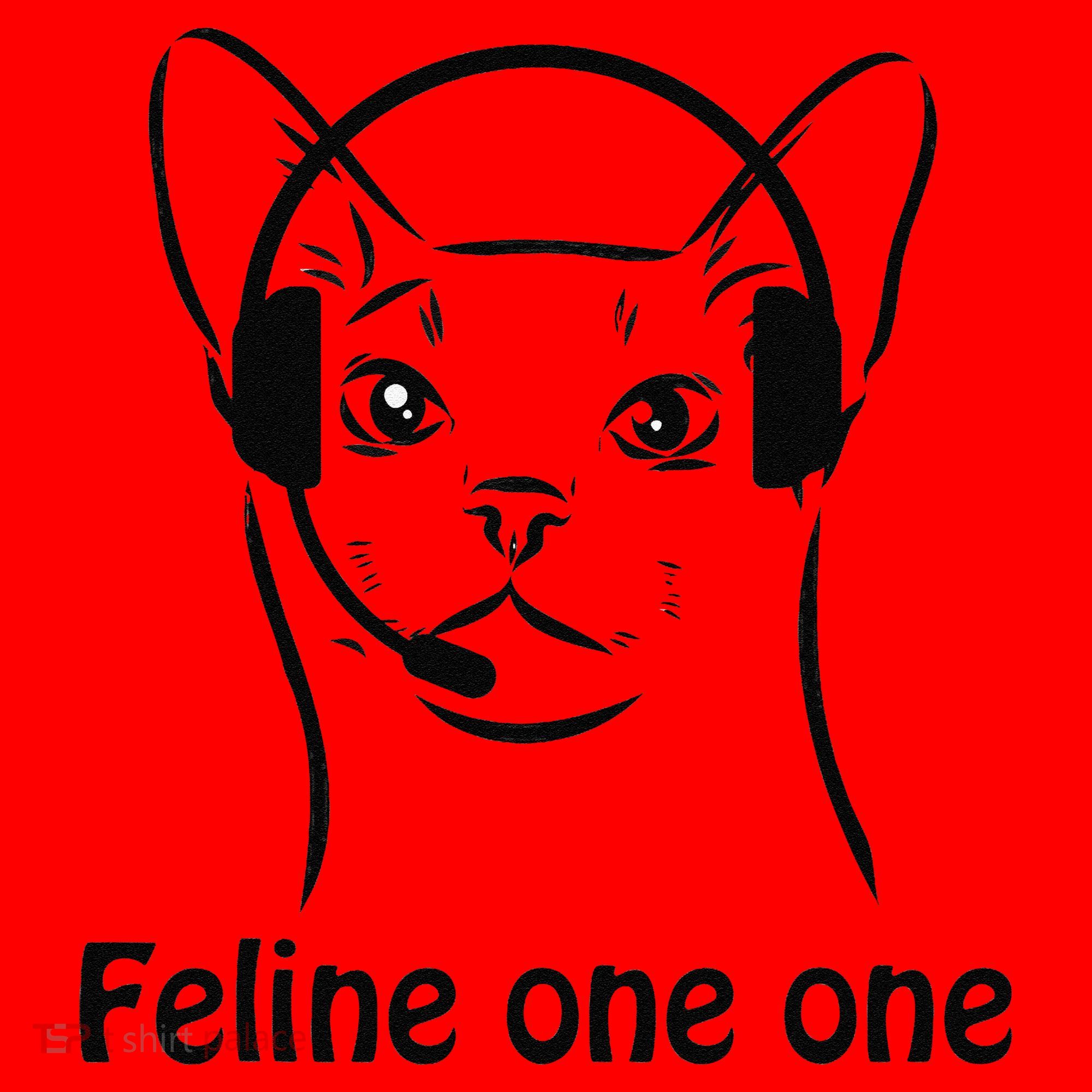 Feline One One Funny 911 Dispatcher Cat Lover Saying Santa Hat