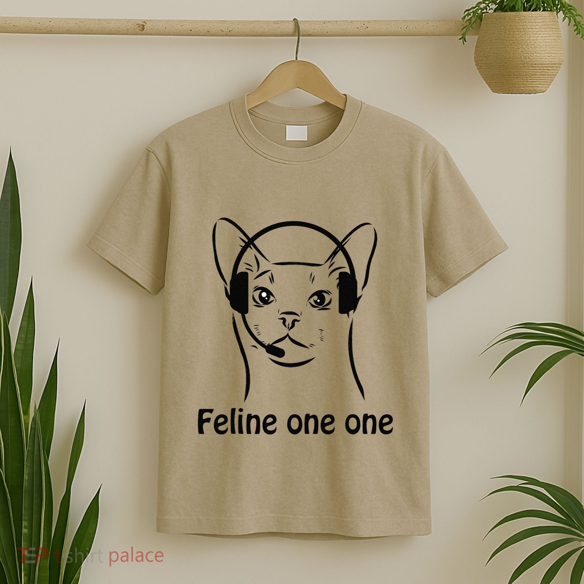 Feline One One Funny 911 Dispatcher Cat Lover Saying T-Shirt