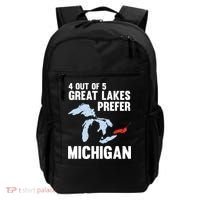 Four Out of Five Great Lakes Prefer Michigan Tee Backpack thumb 0
