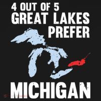 Four Out of Five Great Lakes Prefer Michigan Tee Backpack thumb 2