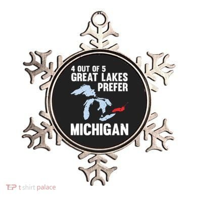 Four Out of Five Great Lakes Prefer Michigan Tee Ornament