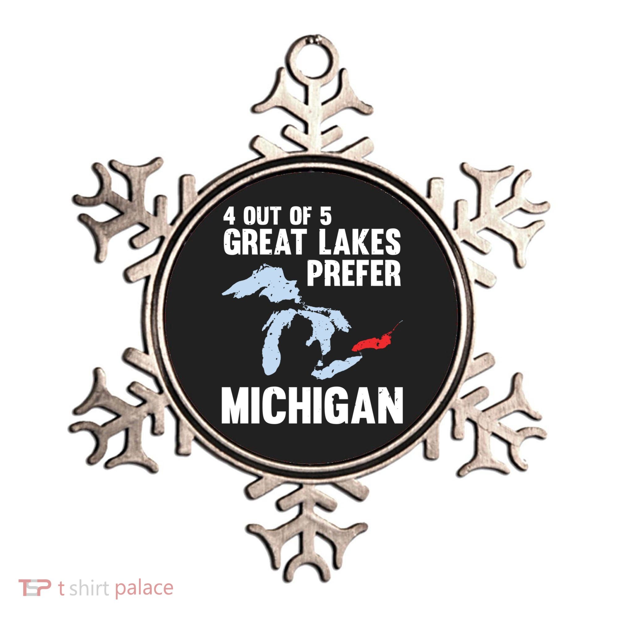 Four Out of Five Great Lakes Prefer Michigan Tee Ornament