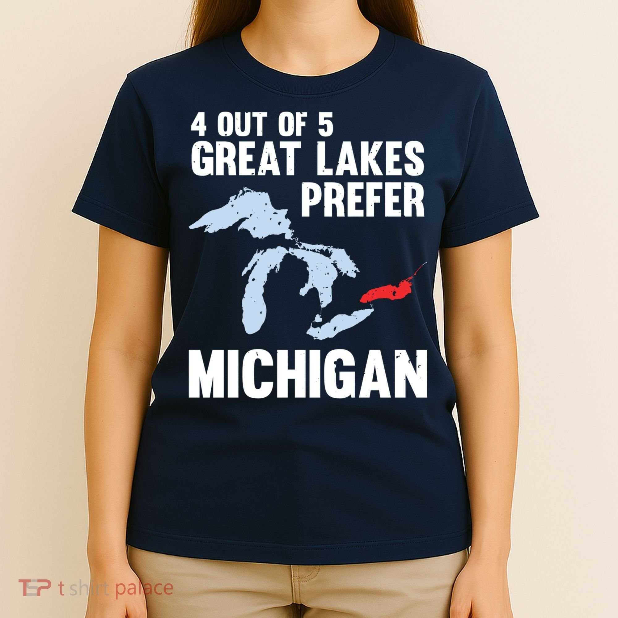 Four Out of Five Great Lakes Prefer Michigan Tee T-Shirt