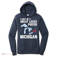 Four Out of Five Great Lakes Prefer Michigan Tee Women's Hoodie thumb 0