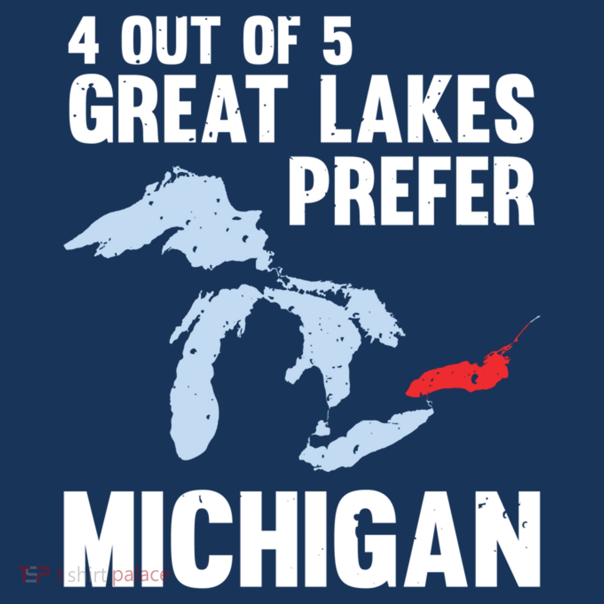 Four Out of Five Great Lakes Prefer Michigan Tee Women's Tank Top