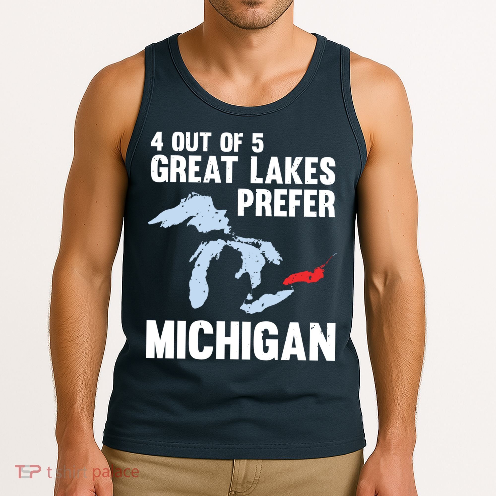 Four Out of Five Great Lakes Prefer Michigan Tee Tank Top