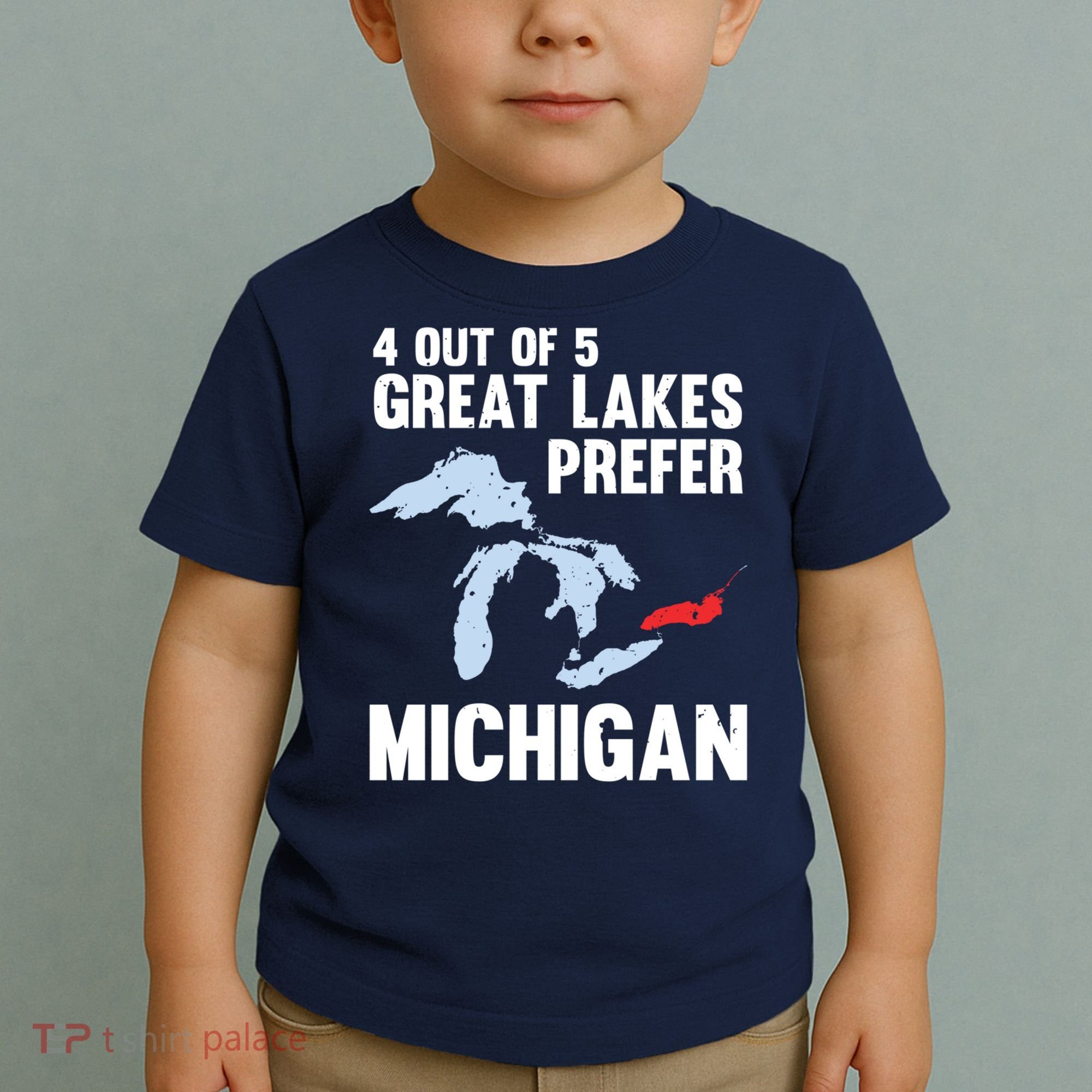 Four Out of Five Great Lakes Prefer Michigan Tee Toddler T-Shirt