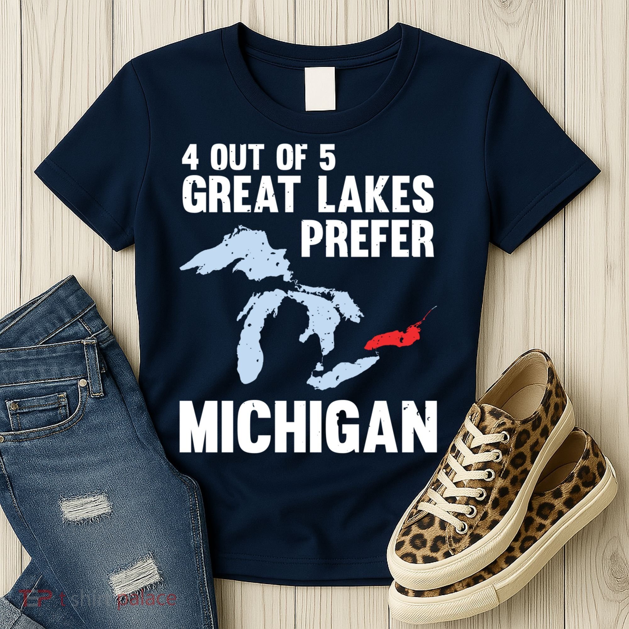 Four Out of Five Great Lakes Prefer Michigan Tee Women's T-Shirt