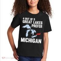Four Out of Five Great Lakes Prefer Michigan Tee Kids T-Shirt thumb 2
