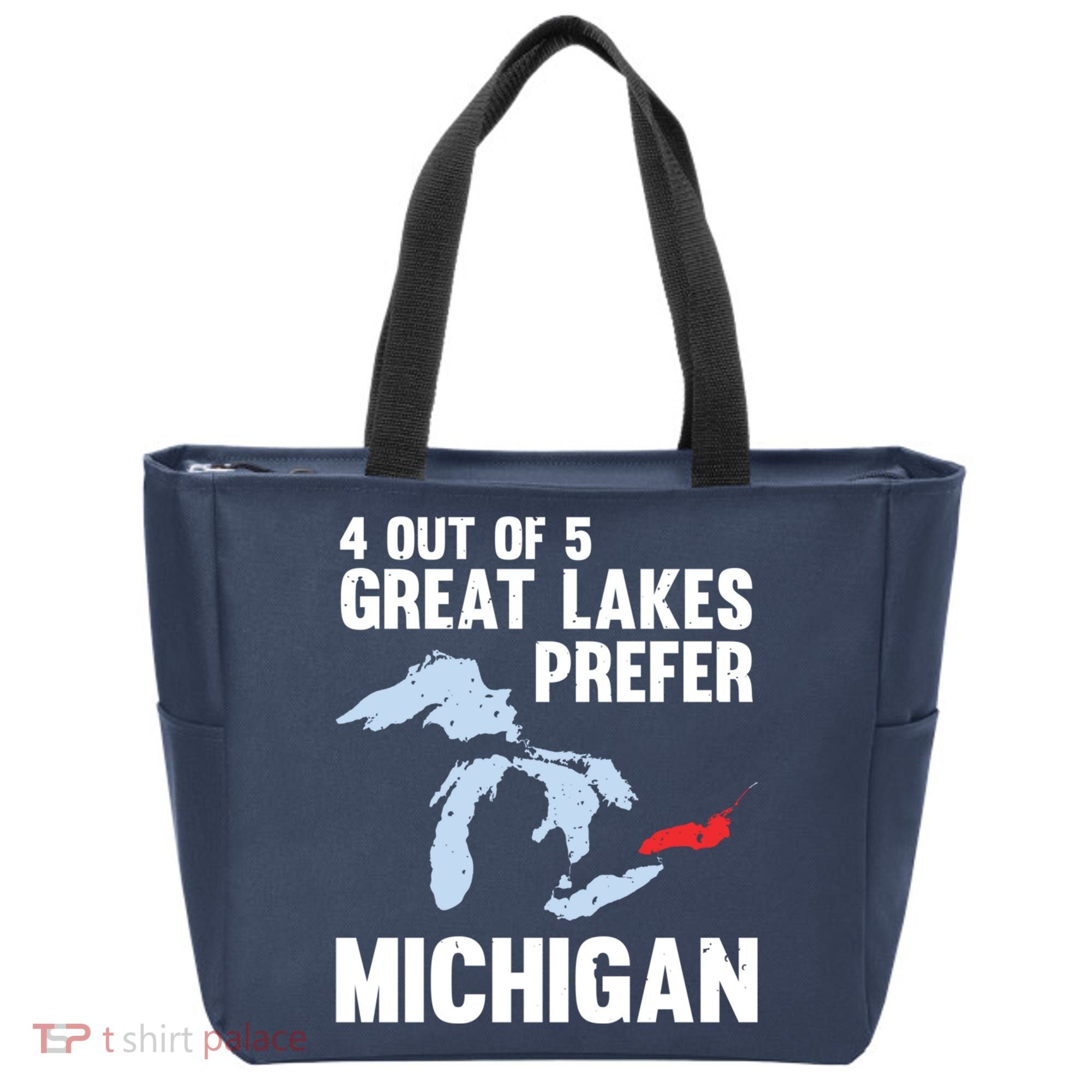 Four Out of Five Great Lakes Prefer Michigan Tee Tote Bag