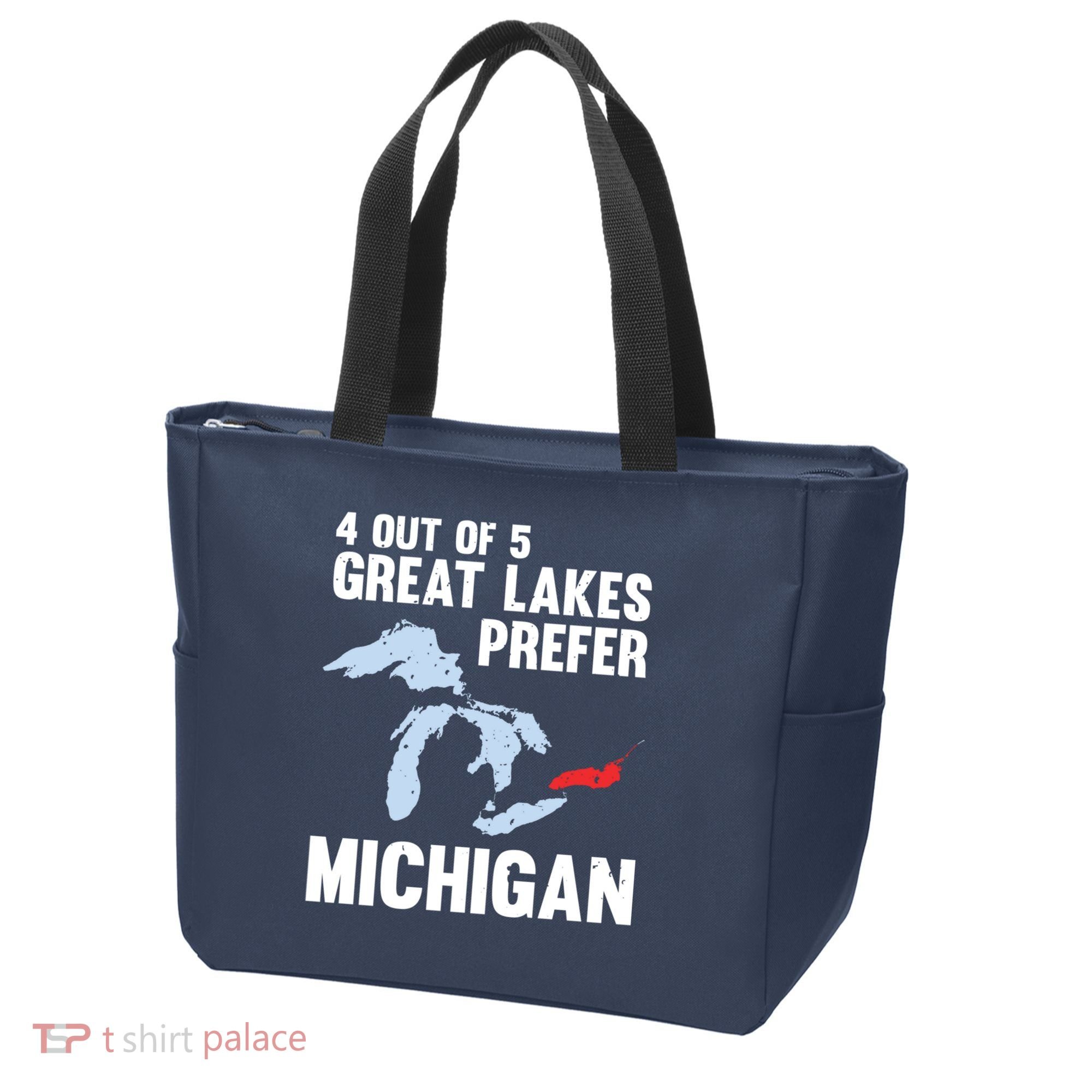 Four Out of Five Great Lakes Prefer Michigan Tee Tote Bag