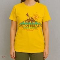 Funny Out Of Breath Hiking Society Dont Worry Ill Be There In A Minute T-Shirt thumb 4