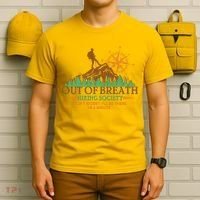 Funny Out Of Breath Hiking Society Dont Worry Ill Be There In A Minute T-Shirt thumb 6