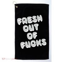 Fresh Out Of Fucks Golf Towel thumb 0