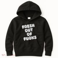 Fresh Out Of Fucks Kids Hoodie thumb 0