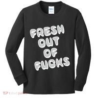 Fresh Out Of Fucks Kids Long Sleeve Shirt thumb 0