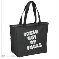 Fresh Out Of Fucks Tote Bag thumb 2