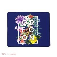 Flowers Of Oregon Word Art Oregonian Pride Mousepad thumb 0