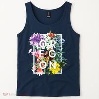 Flowers Of Oregon Word Art Oregonian Pride Tank Top thumb 2