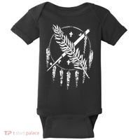 Flag Of Oklahoma The Sooner State Tulsa Norman Okie Baby Bodysuit thumb 0