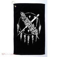 Flag Of Oklahoma The Sooner State Tulsa Norman Okie Golf Towel thumb 0