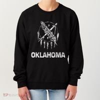 Flag Of Oklahoma The Sooner State Tulsa Norman Edmond Women's Sweatshirt thumb 0