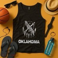 Flag Of Oklahoma The Sooner State Tulsa Norman Edmond Tank Top thumb 4