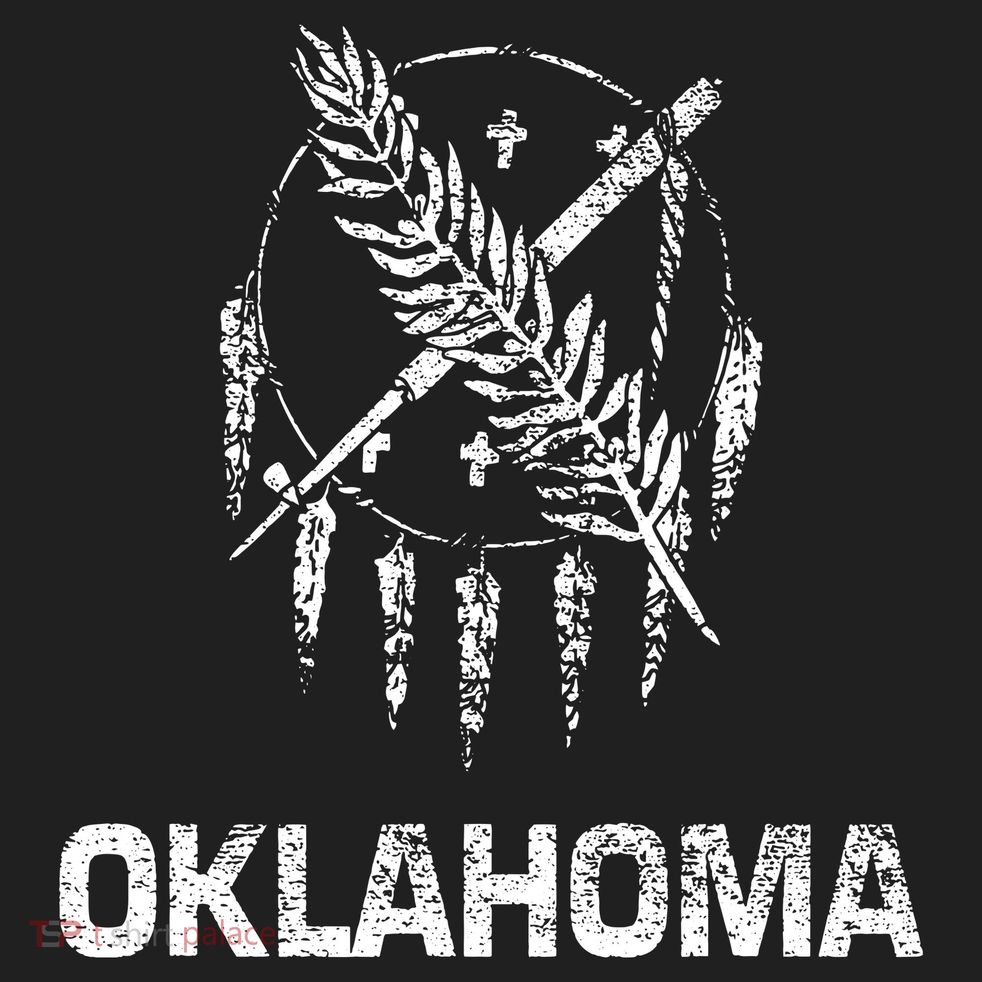 Flag Of Oklahoma The Sooner State Tulsa Norman Edmond Golf Towel
