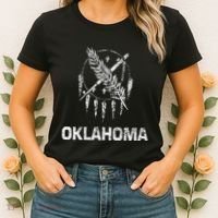 Flag Of Oklahoma The Sooner State Tulsa Norman Edmond Women's T-Shirt thumb 2