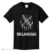 Flag Of Oklahoma The Sooner State Tulsa Norman Edmond Kids T-Shirt thumb 0
