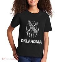 Flag Of Oklahoma The Sooner State Tulsa Norman Edmond Kids T-Shirt thumb 2