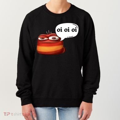 Funny Oi Oi Oi Red Worm Sarcastic Meme Women's Sweatshirt
