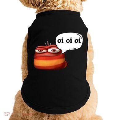 Funny Oi Oi Oi Red Worm Sarcastic Meme Doggie Tank