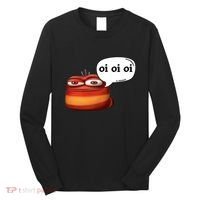 Funny Oi Oi Oi Red Worm Sarcastic Meme Long Sleeve Shirt thumb 0