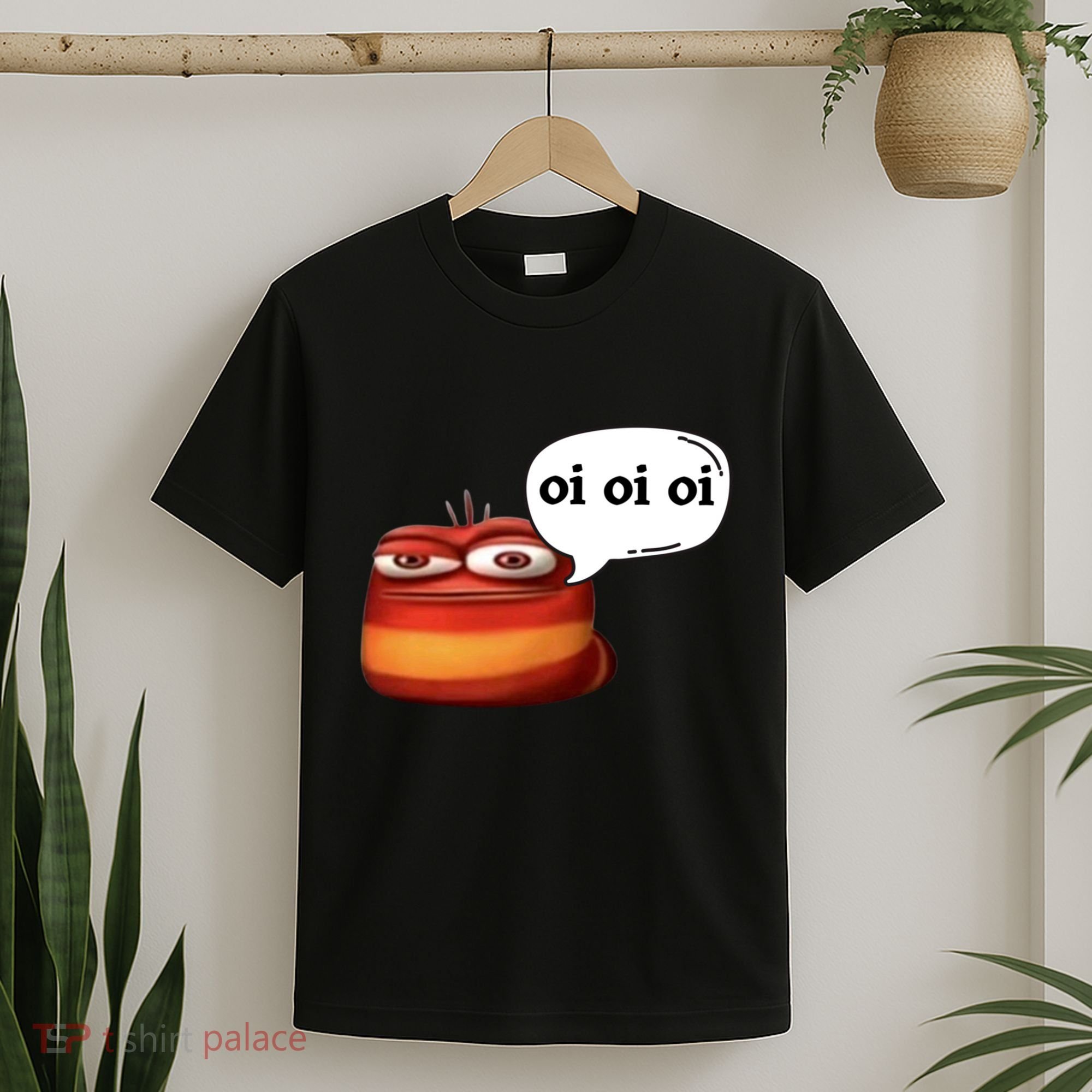 Funny Oi Oi Oi Red Worm Sarcastic Meme T-Shirt