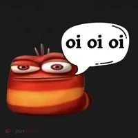 Funny Oi Oi Oi Red Worm Sarcastic Meme Bucket Hat thumb 4