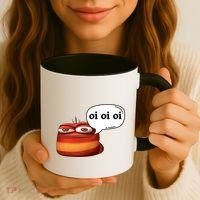 Funny Oi Oi Oi Red Worm Sarcastic Meme Coffee Mug thumb 3
