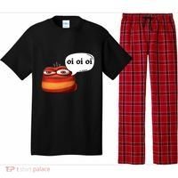 Funny Oi Oi Oi Red Worm Sarcastic Meme Pajama Set thumb 0