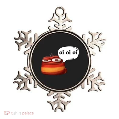Funny Oi Oi Oi Red Worm Sarcastic Meme Ornament