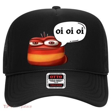 Funny Oi Oi Oi Red Worm Sarcastic Meme Hat