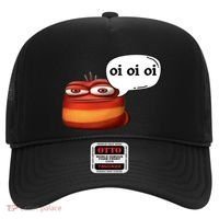 Funny Oi Oi Oi Red Worm Sarcastic Meme Hat thumb 0