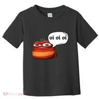 Funny Oi Oi Oi Red Worm Sarcastic Meme Toddler T-Shirt thumb 0