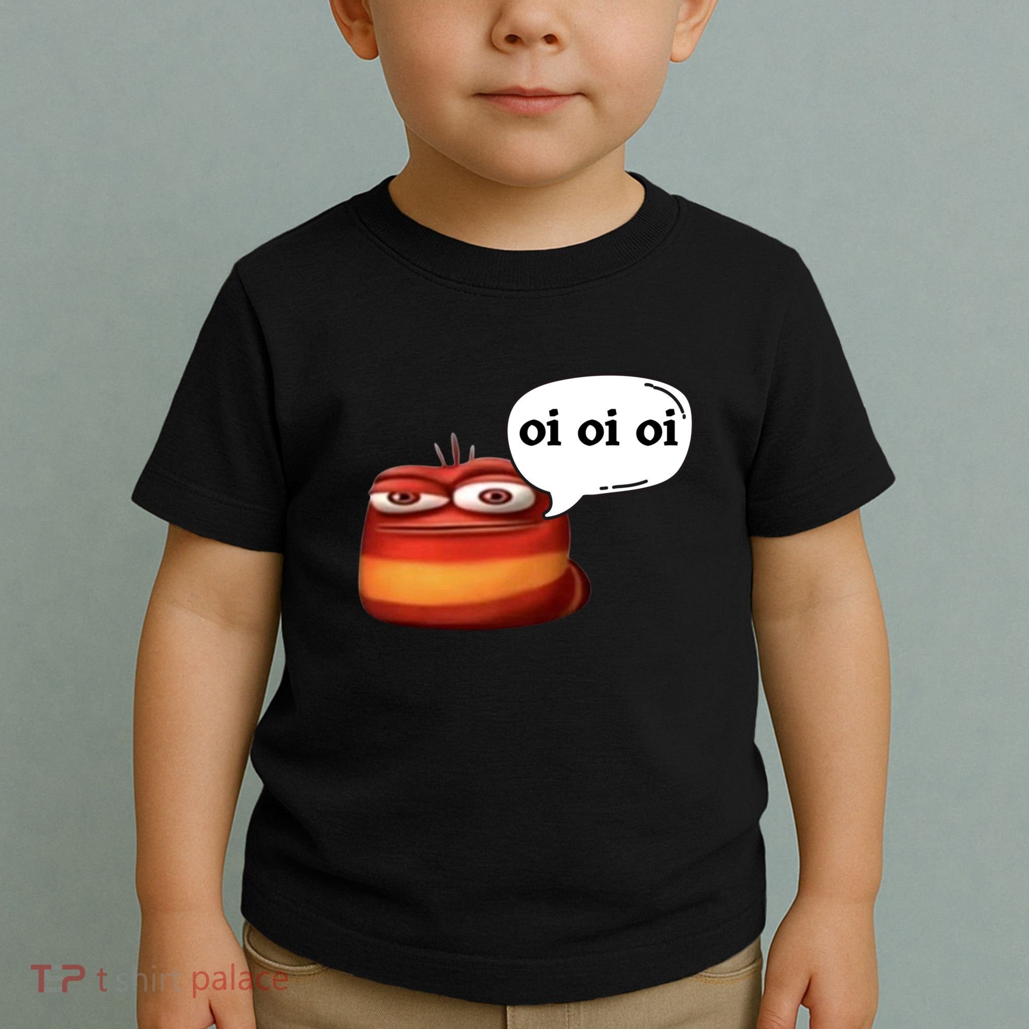 Funny Oi Oi Oi Red Worm Sarcastic Meme Toddler T-Shirt