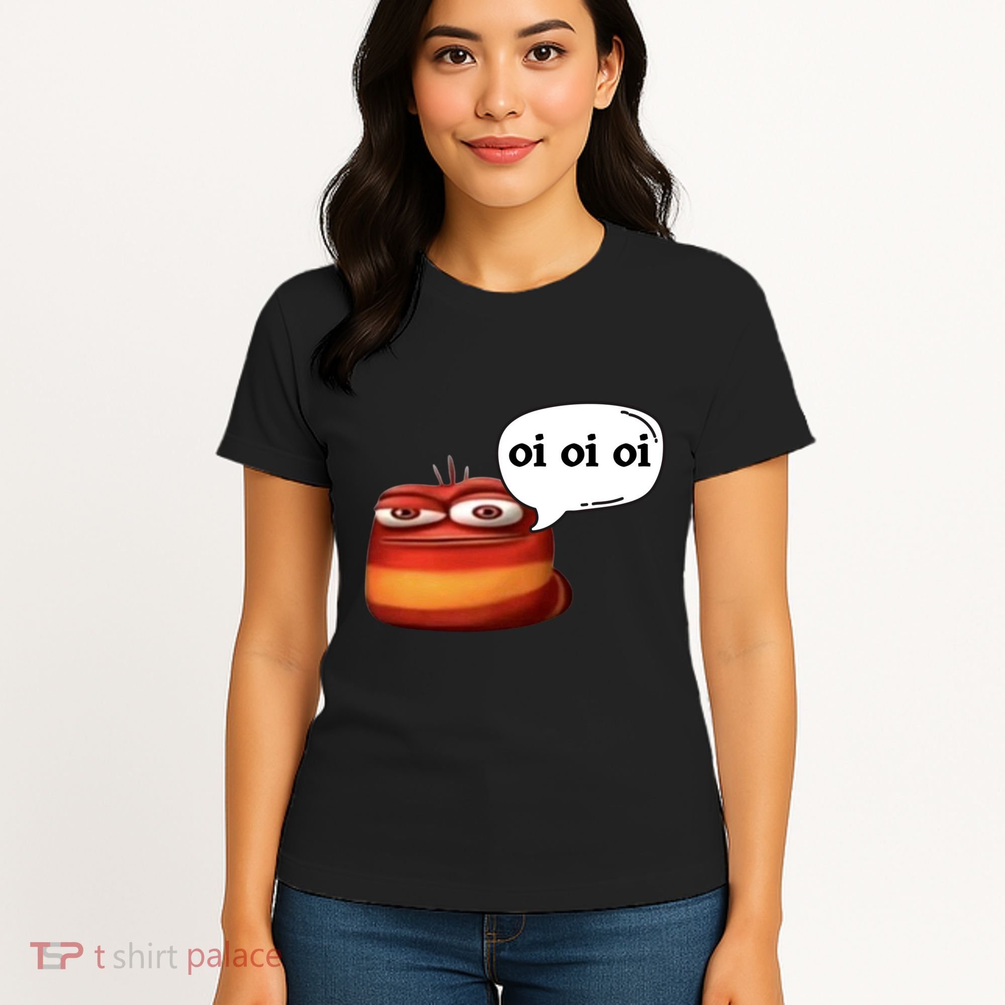 Funny Oi Oi Oi Red Worm Sarcastic Meme Women's T-Shirt