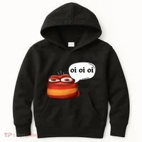 Funny Oi Oi Oi Red Worm Sarcastic Meme Kids Hoodie thumb 0