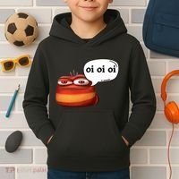 Funny Oi Oi Oi Red Worm Sarcastic Meme Kids Hoodie thumb 2