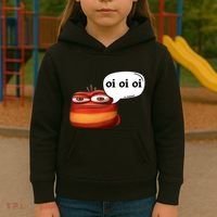 Funny Oi Oi Oi Red Worm Sarcastic Meme Kids Hoodie thumb 3