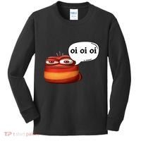 Funny Oi Oi Oi Red Worm Sarcastic Meme Kids Long Sleeve Shirt thumb 0