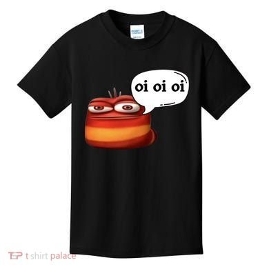 Funny Oi Oi Oi Red Worm Sarcastic Meme Kids T-Shirt