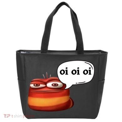 Funny Oi Oi Oi Red Worm Sarcastic Meme Tote Bag